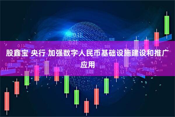 股鑫宝 央行 加强数字人民币基础设施建设和推广应用